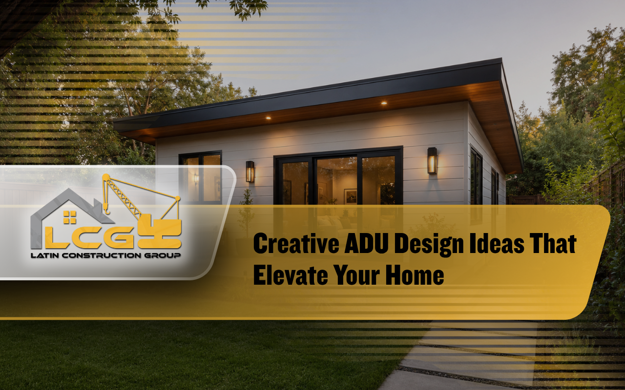 Modern ADU design creating a comfortable backyard living space