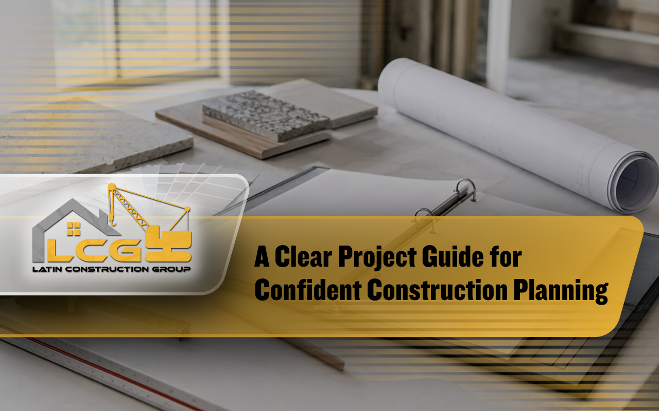 Project guide used for organized construction planning