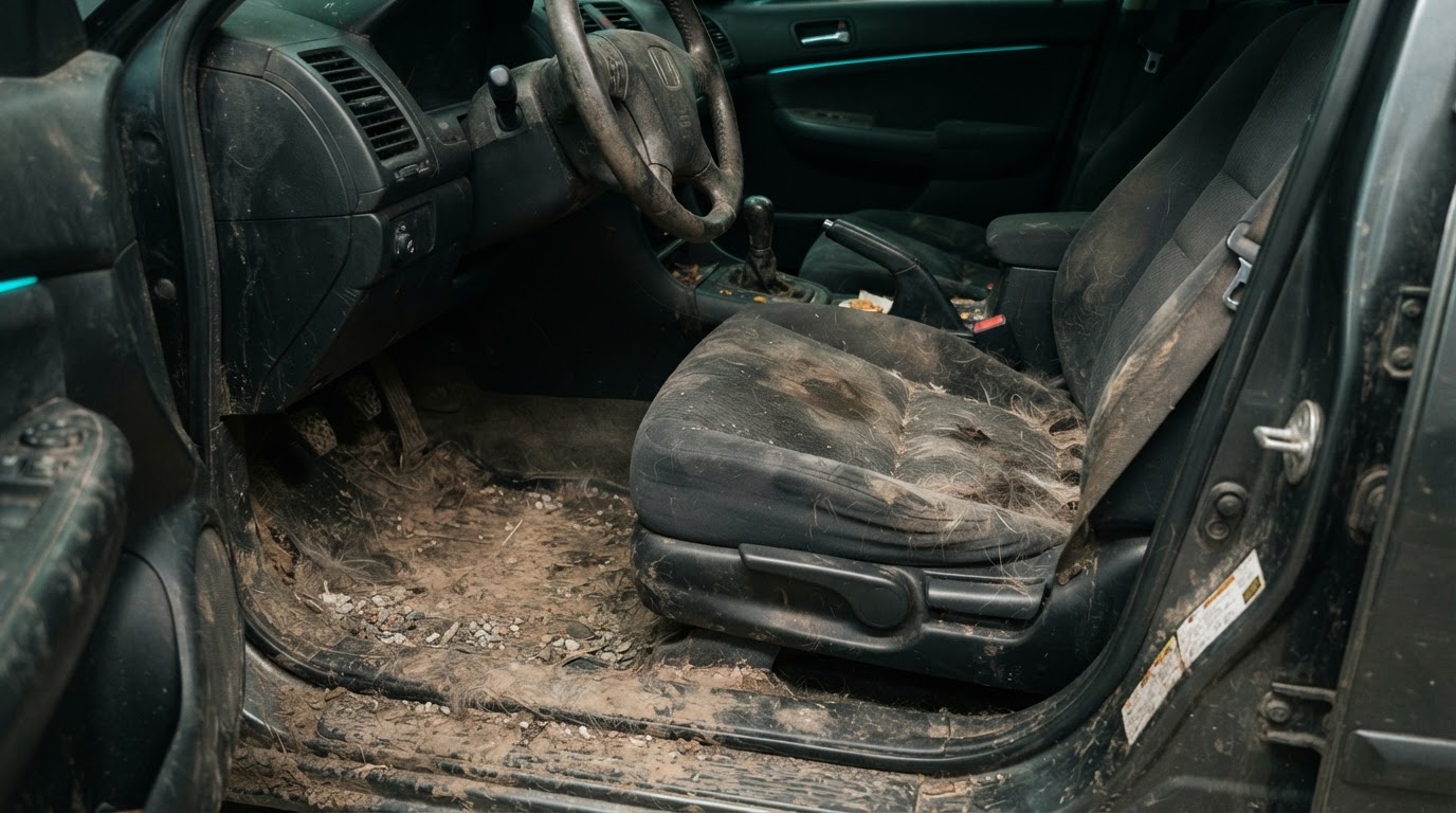 🔴 Heavy interior condition example