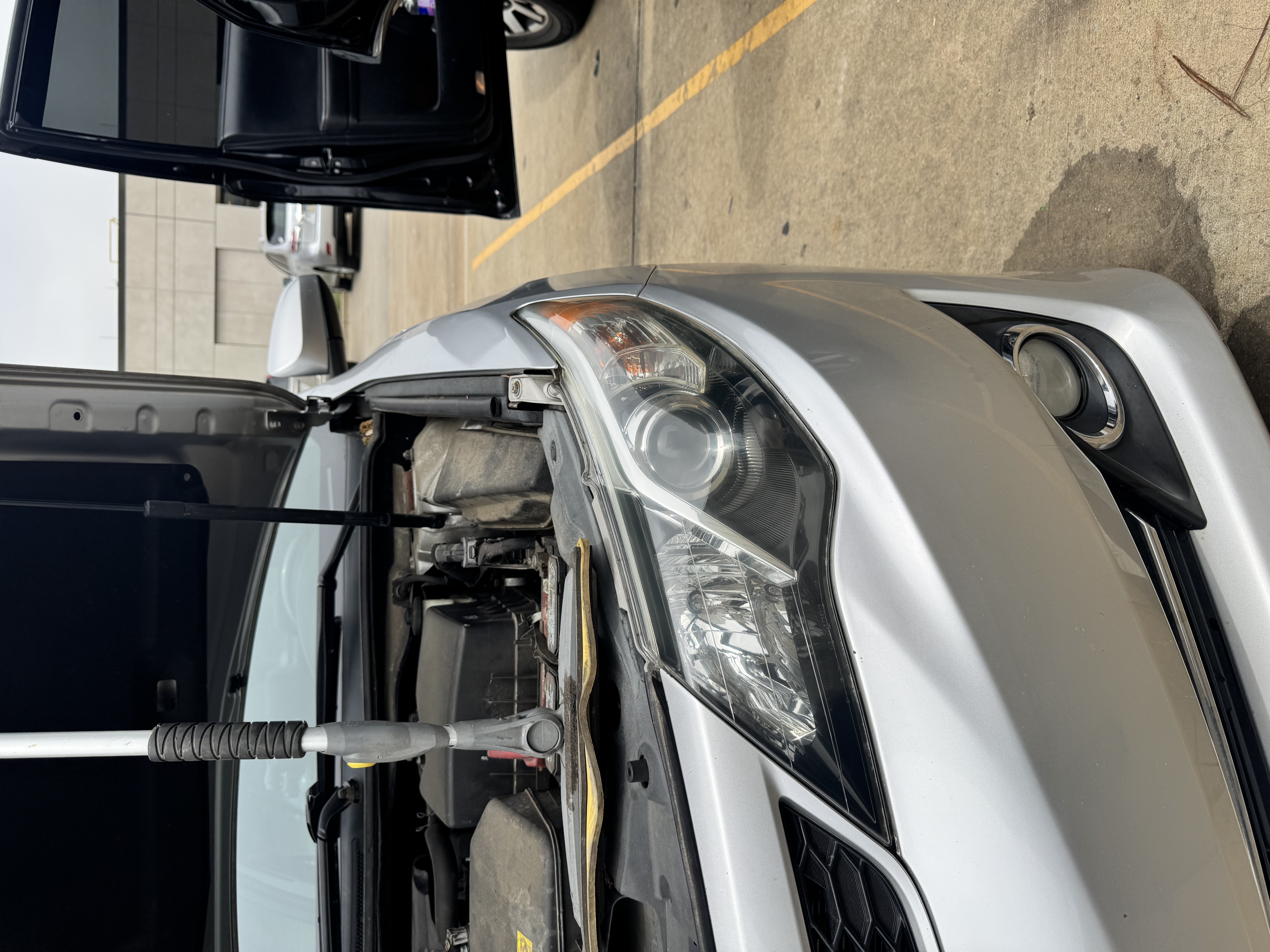 Illustrative example — clear headlight after restoration