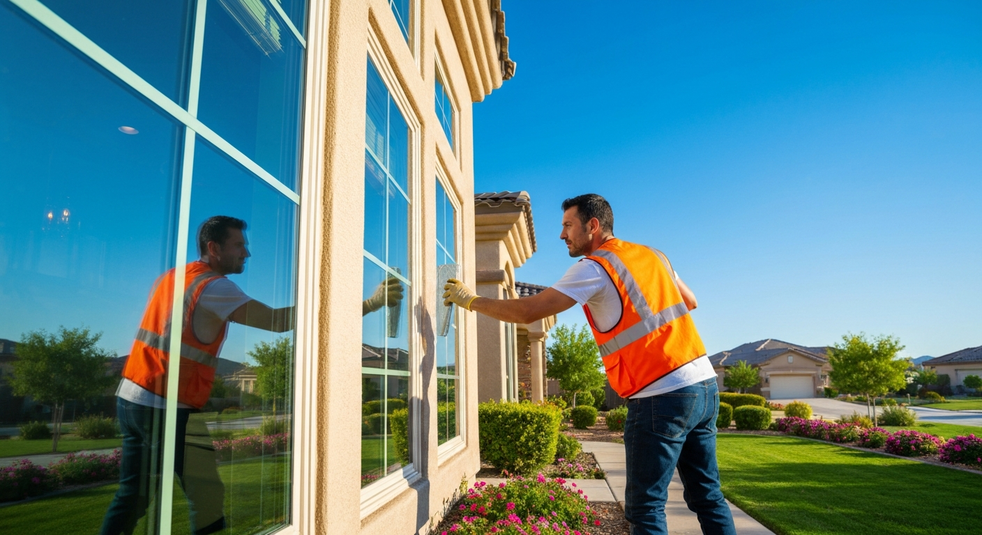Professional window cleaning