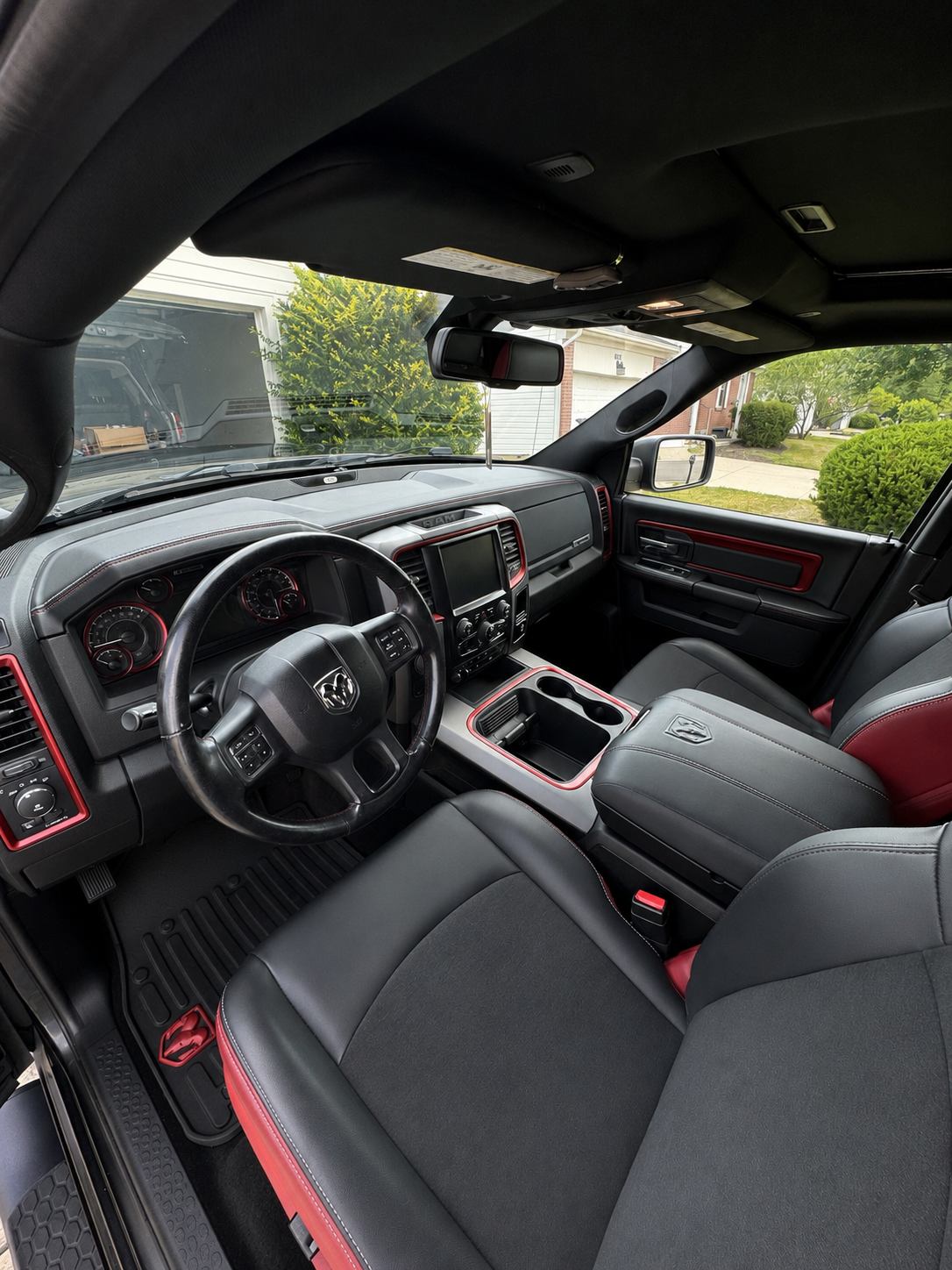Ram truck interior after a Signature deep clean