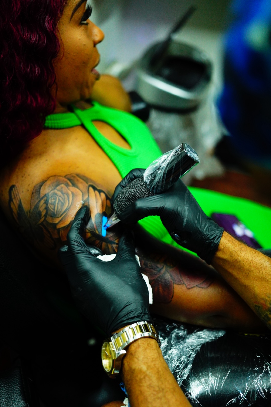 Inside Official Ink tattoo and piercing studio