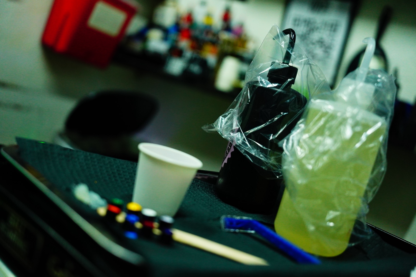 Inside Official Ink tattoo and piercing studio