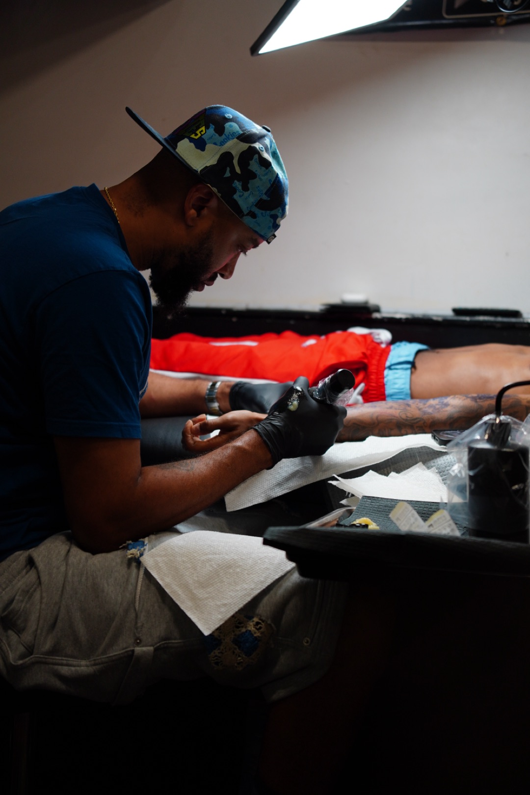 Inside Official Ink tattoo and piercing studio