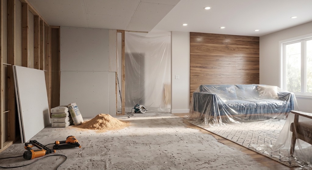 Interior Remodeling in Progress by PPA Interior And Exterior Solutions