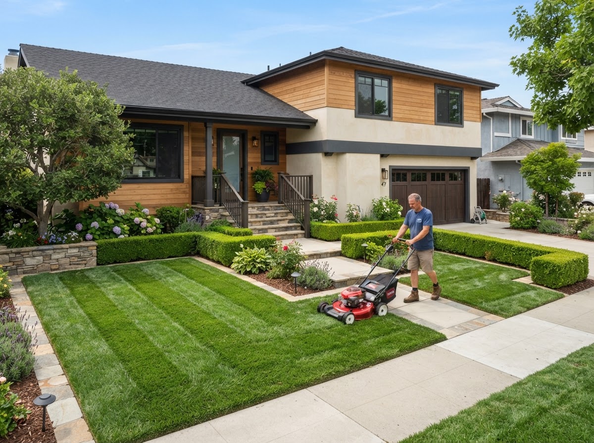 Walkway & Front Yard Maintenance