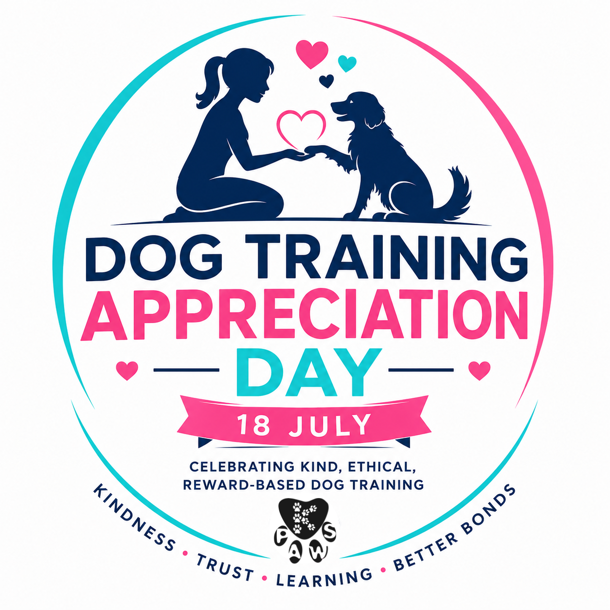 Dog Training Appreciation Day Logo
