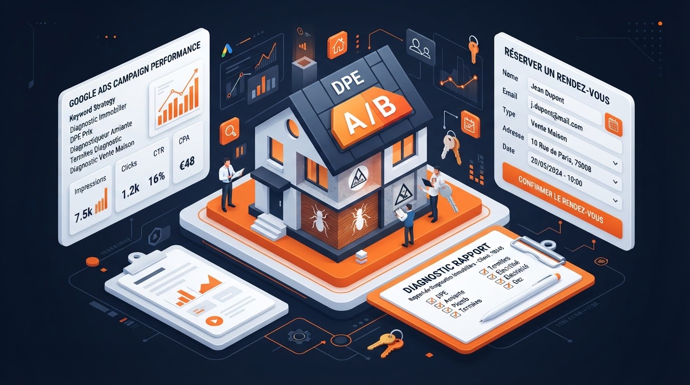 Aperçu illustratif du contenu du Kit Diagnostic immobilier