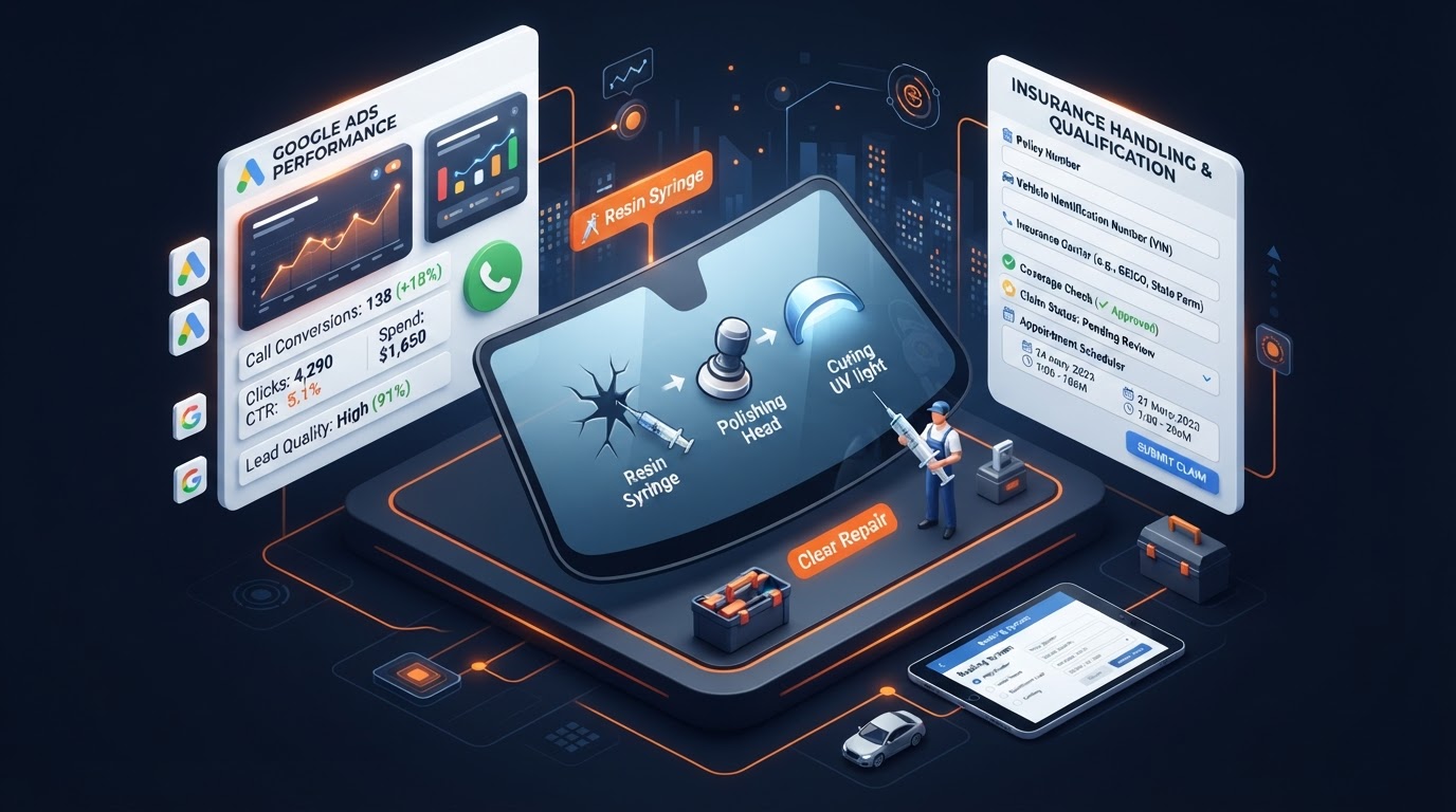 Aperçu illustratif du contenu du Kit Remplacement de pare-brise