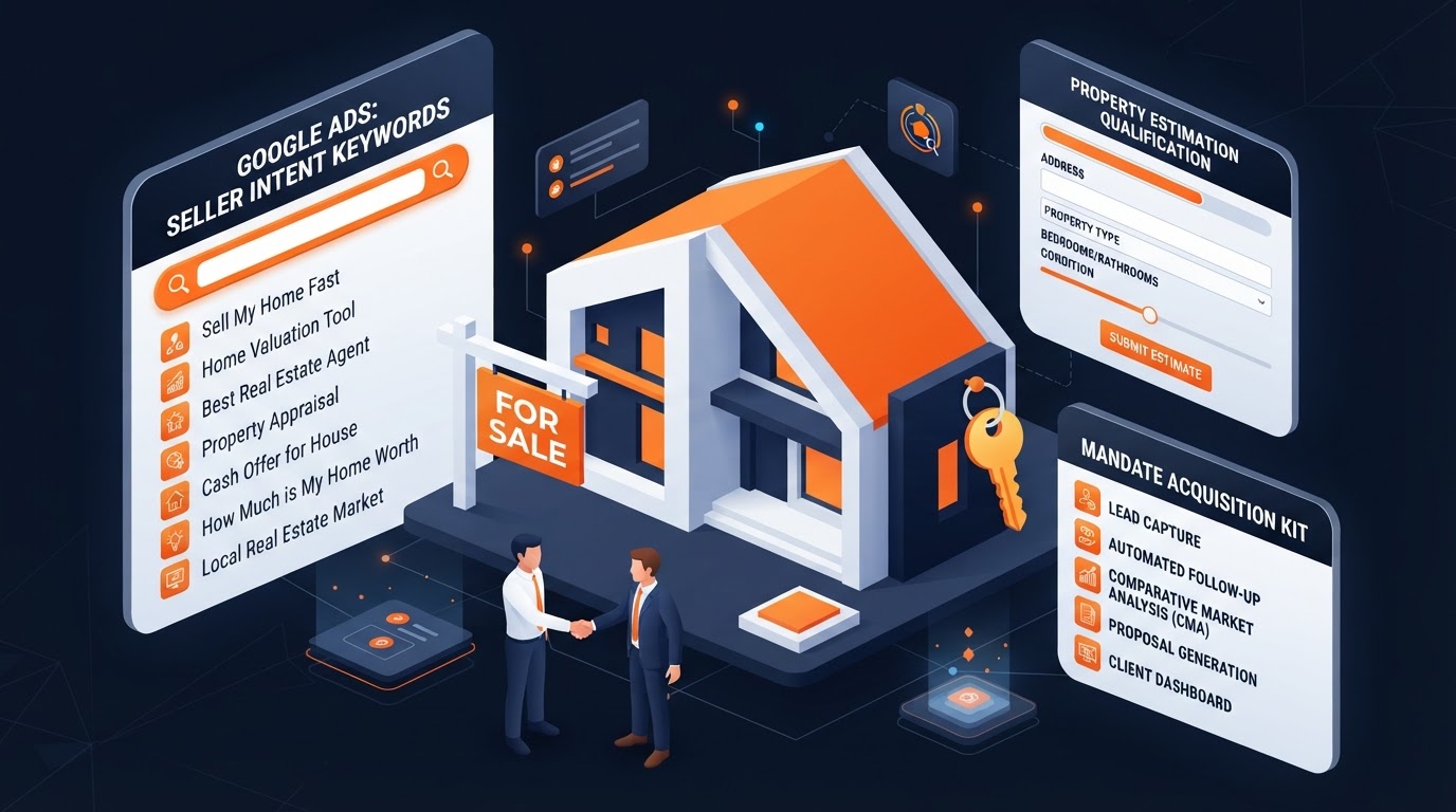 Aperçu illustratif du contenu du Kit Immobilier — acquisition de mandats