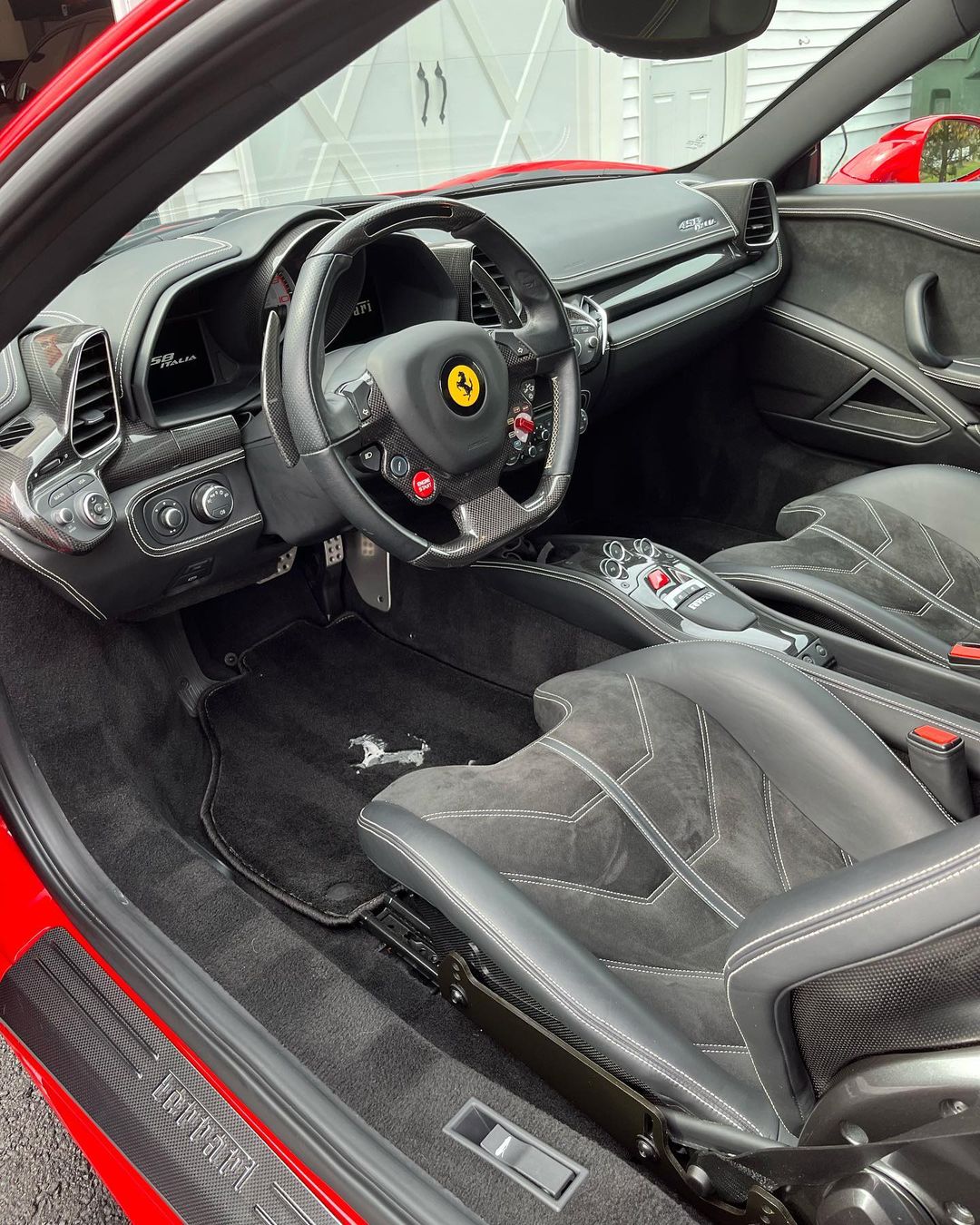 Ferrari 458 Interior Detailing Alcantara South Jersey