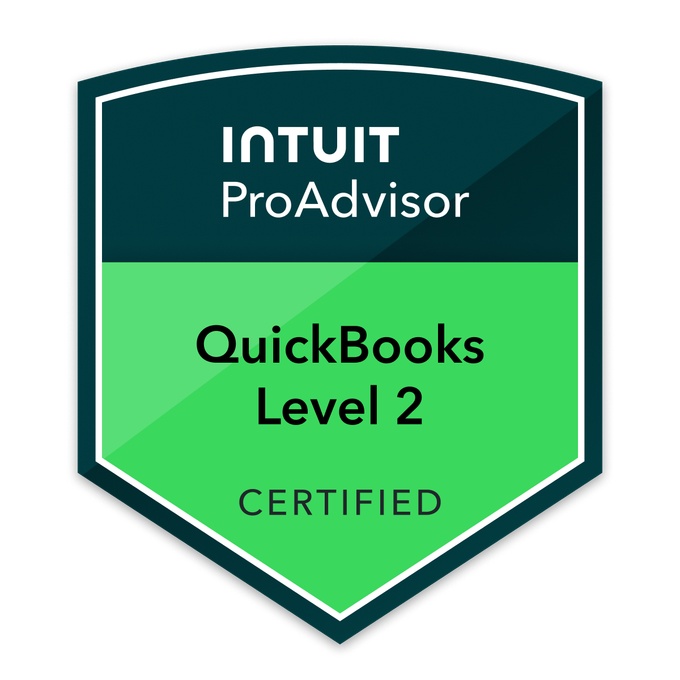 QuickBooks Level 2 Certified