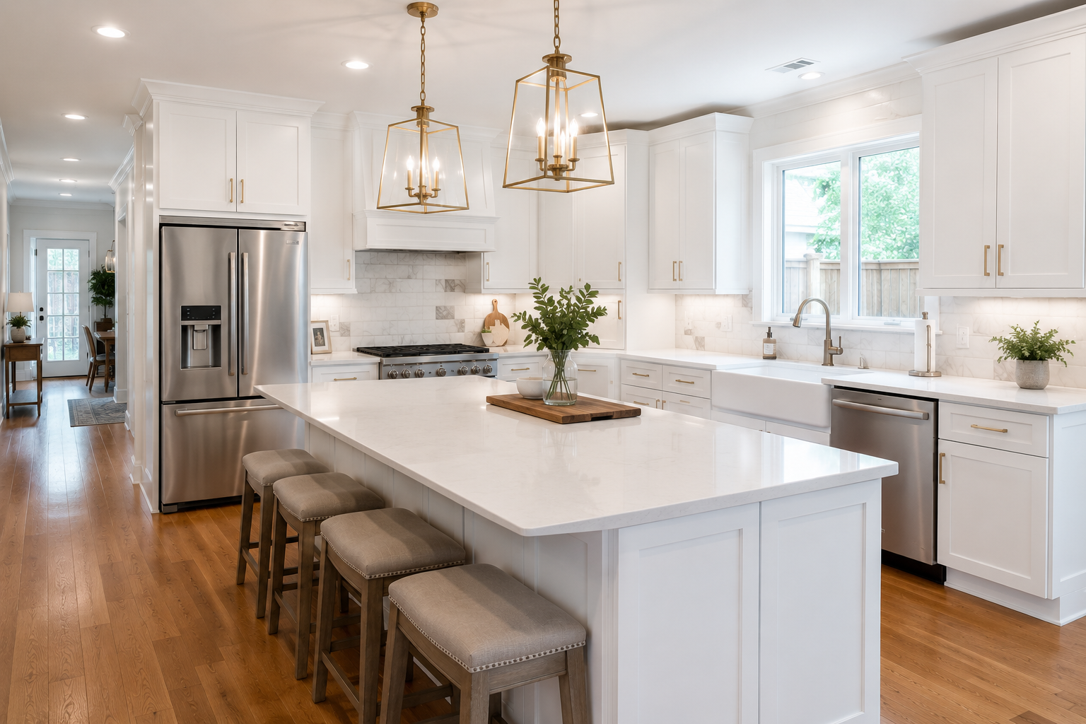 Luxury kitchen remodeling project in Katy TX by One Design Place