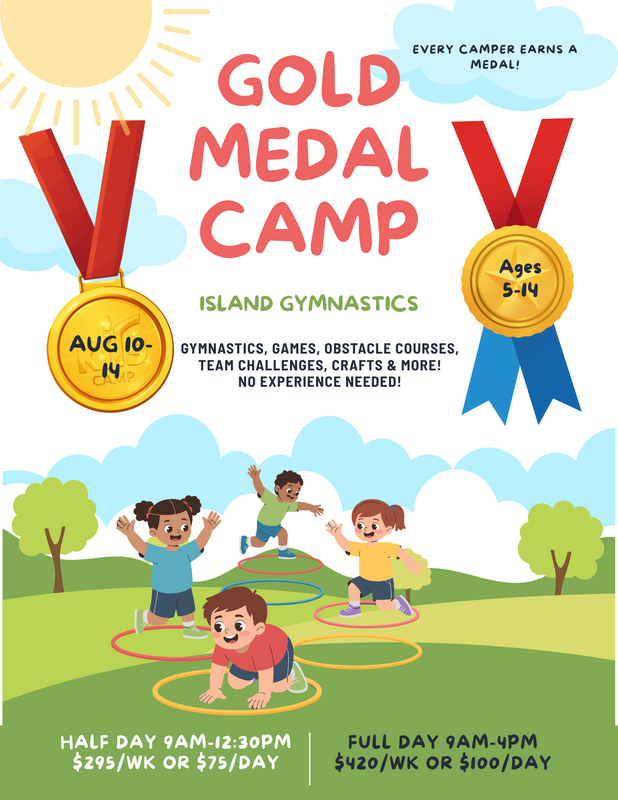 Gold Medal Camp Flyer