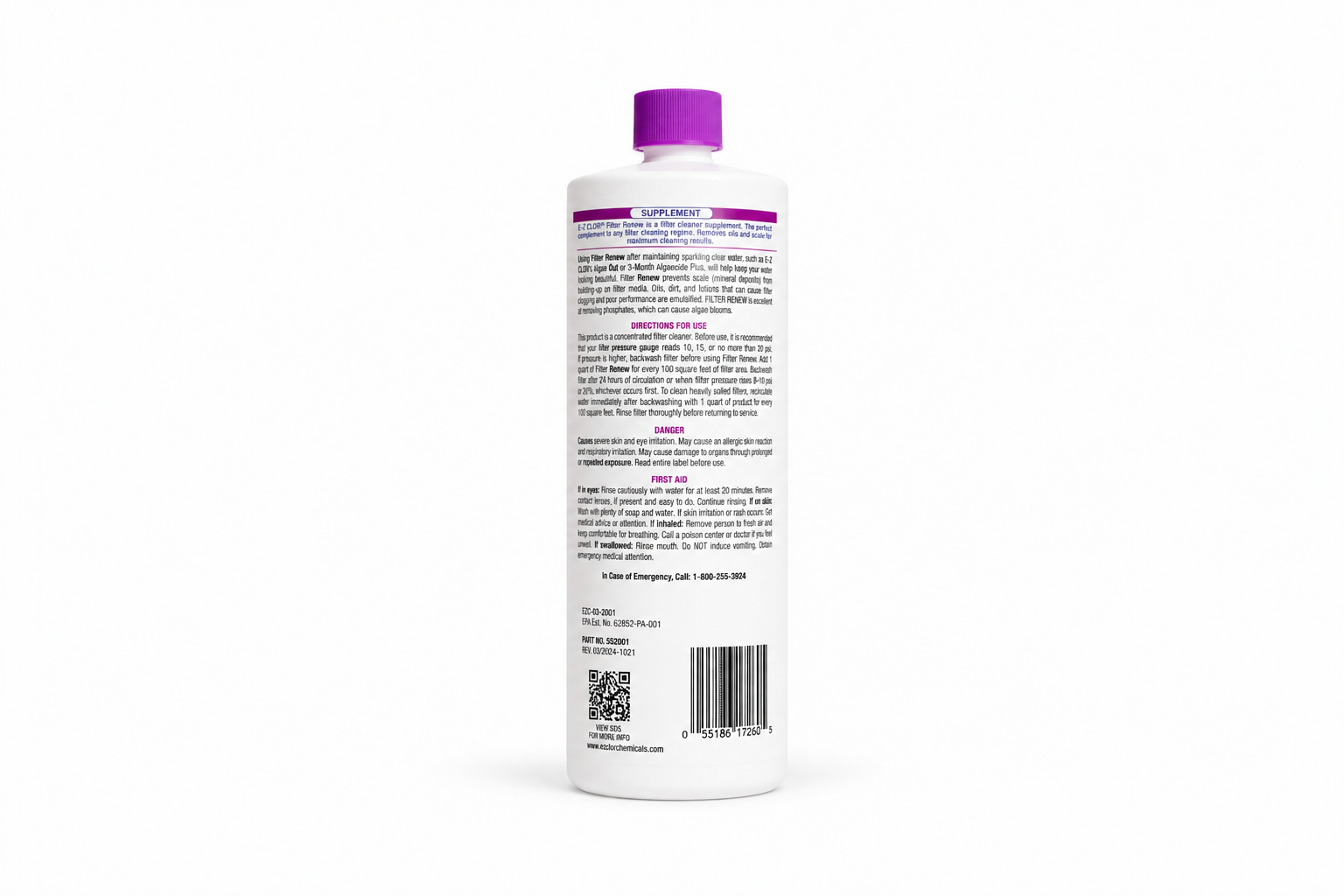 E-Z Clor Filter Renew 2