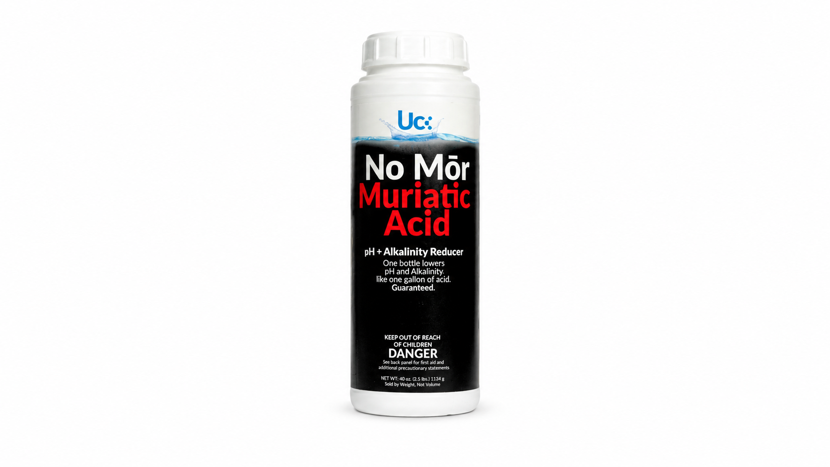 UC No Mōr Muriatic Acid 40 oz (2.5 lbs)