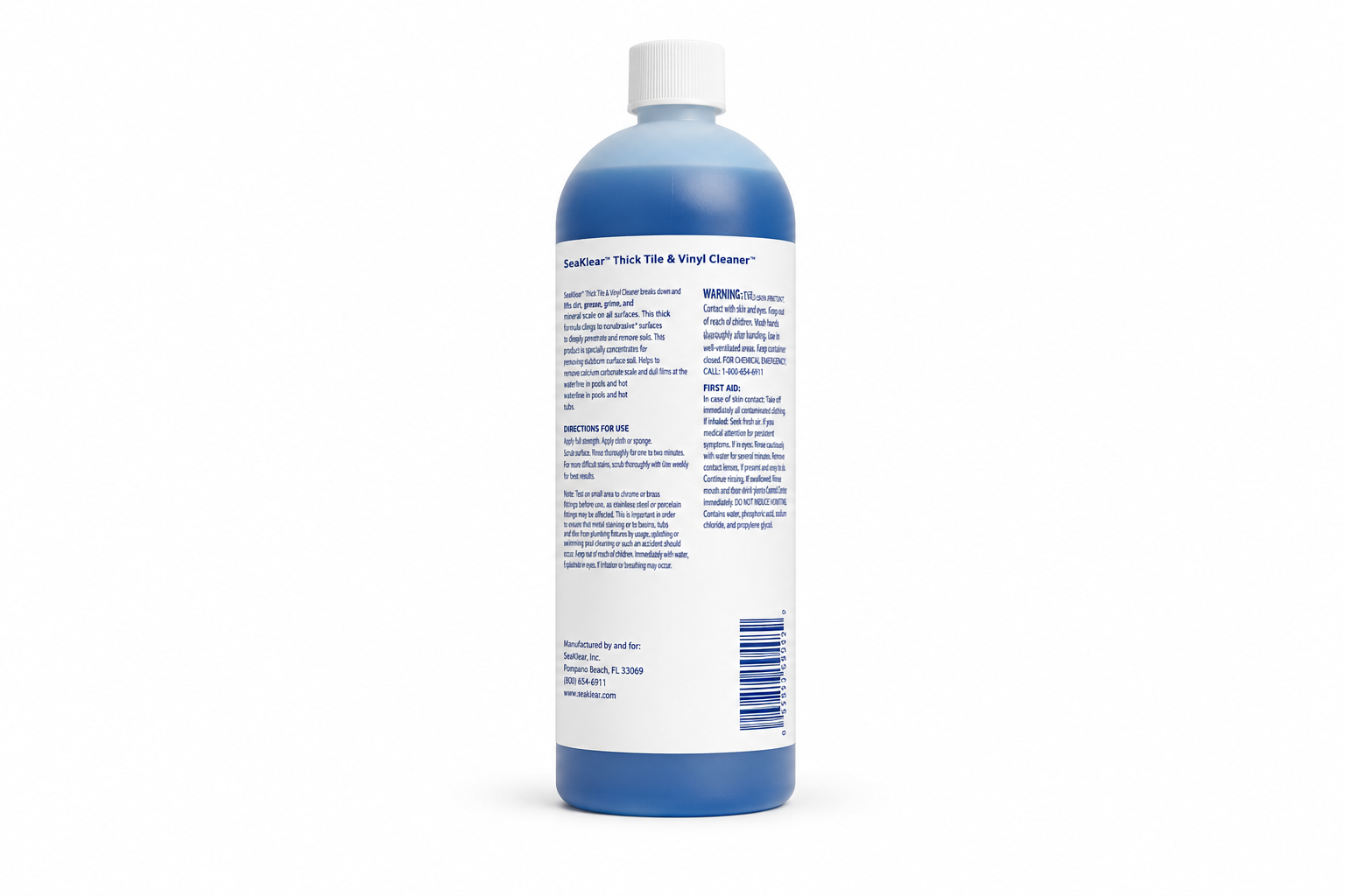 SeaKlear Thick Tile & Vinyl Cleaner 1 Quart 2