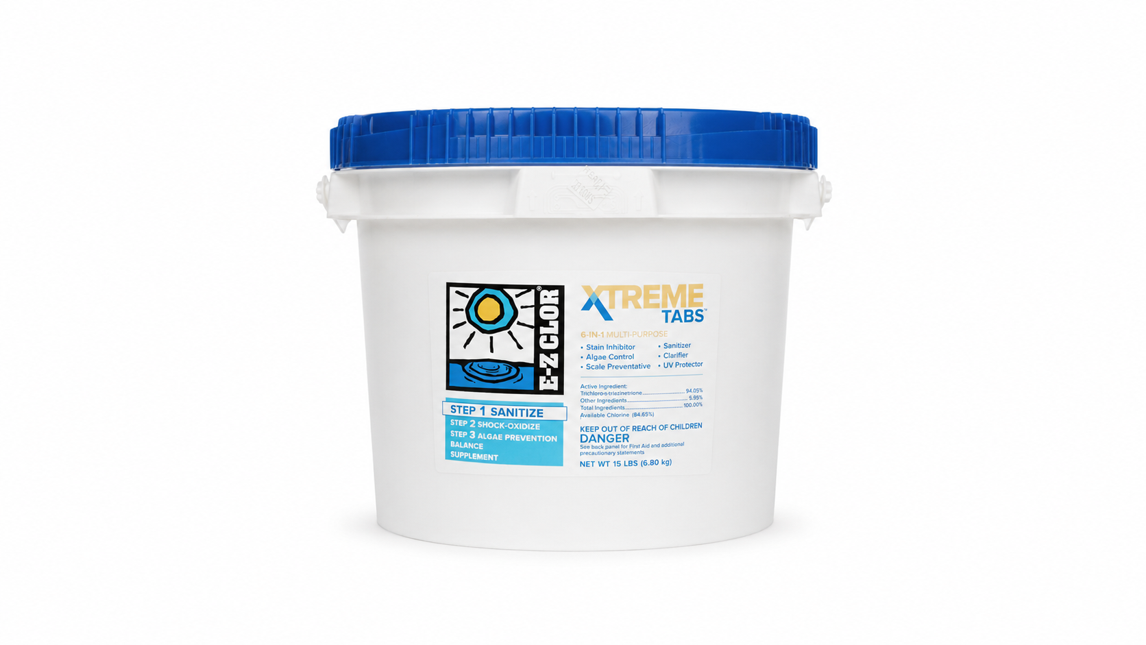 E-Z Clor Xtreme Tabs 15 LBS (6.8 kg)