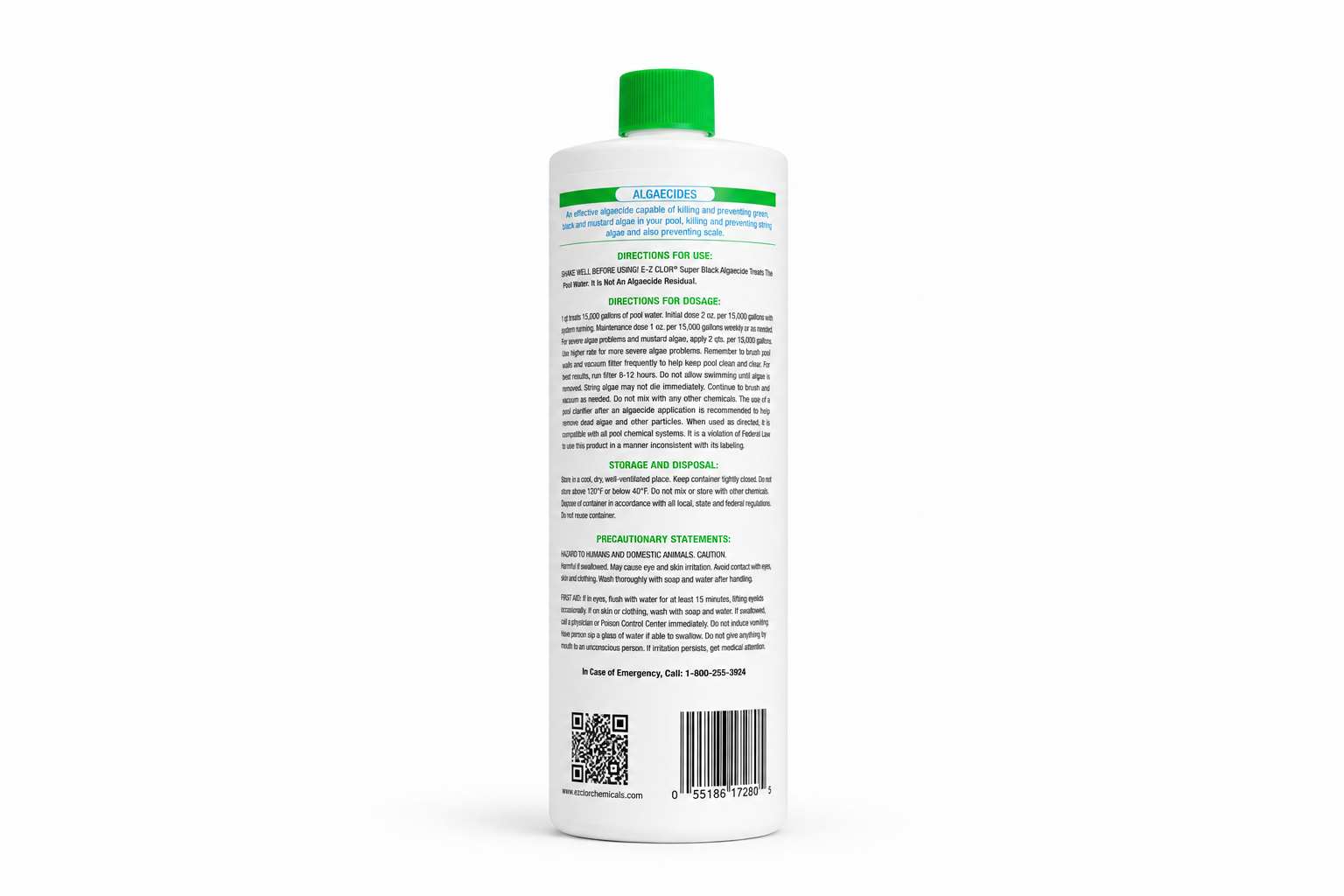 E-Z Clor Super Black Algaecide 2