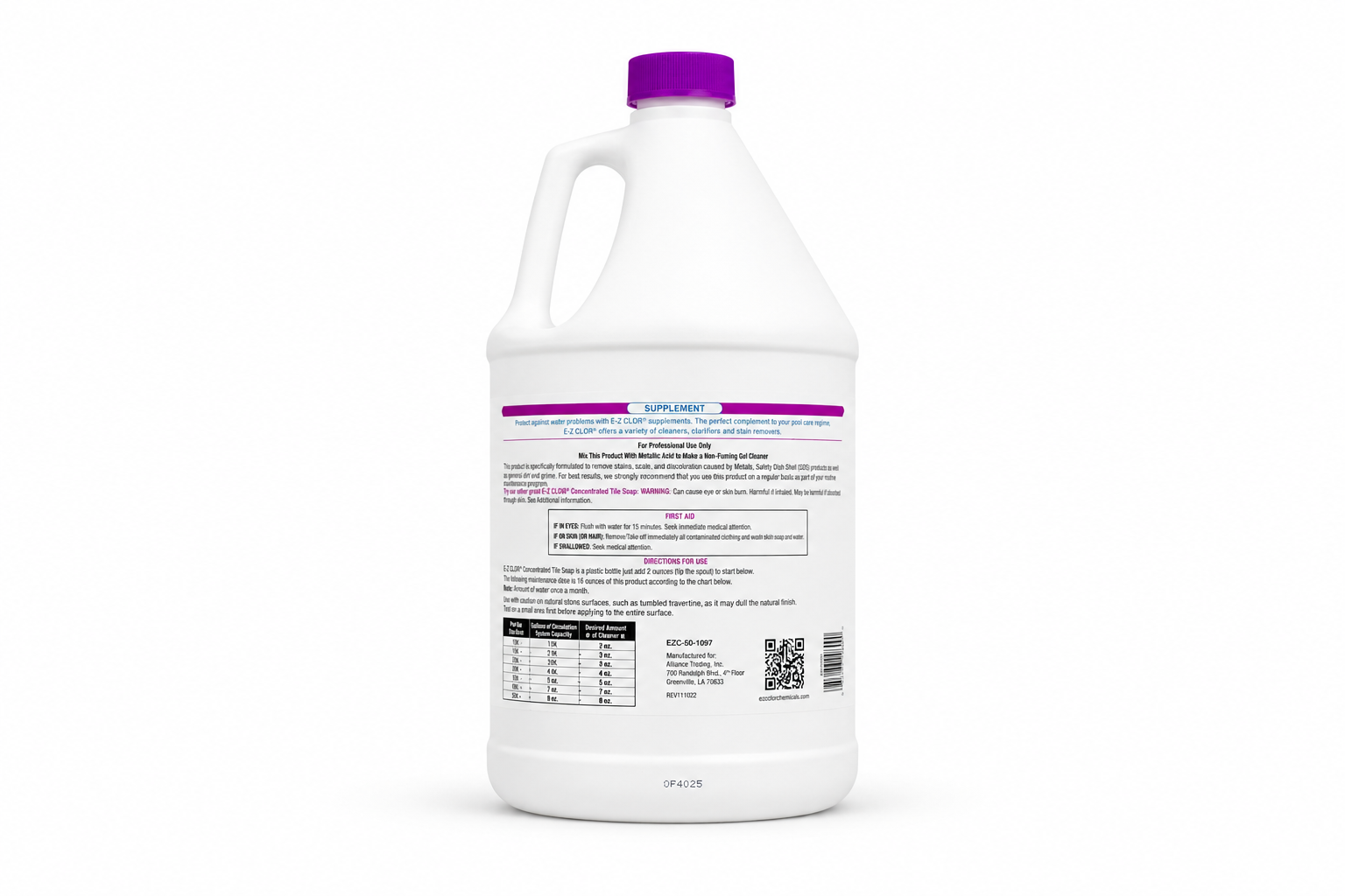 E-Z Clor Concentrated Tile Soap 1 Gallon 2
