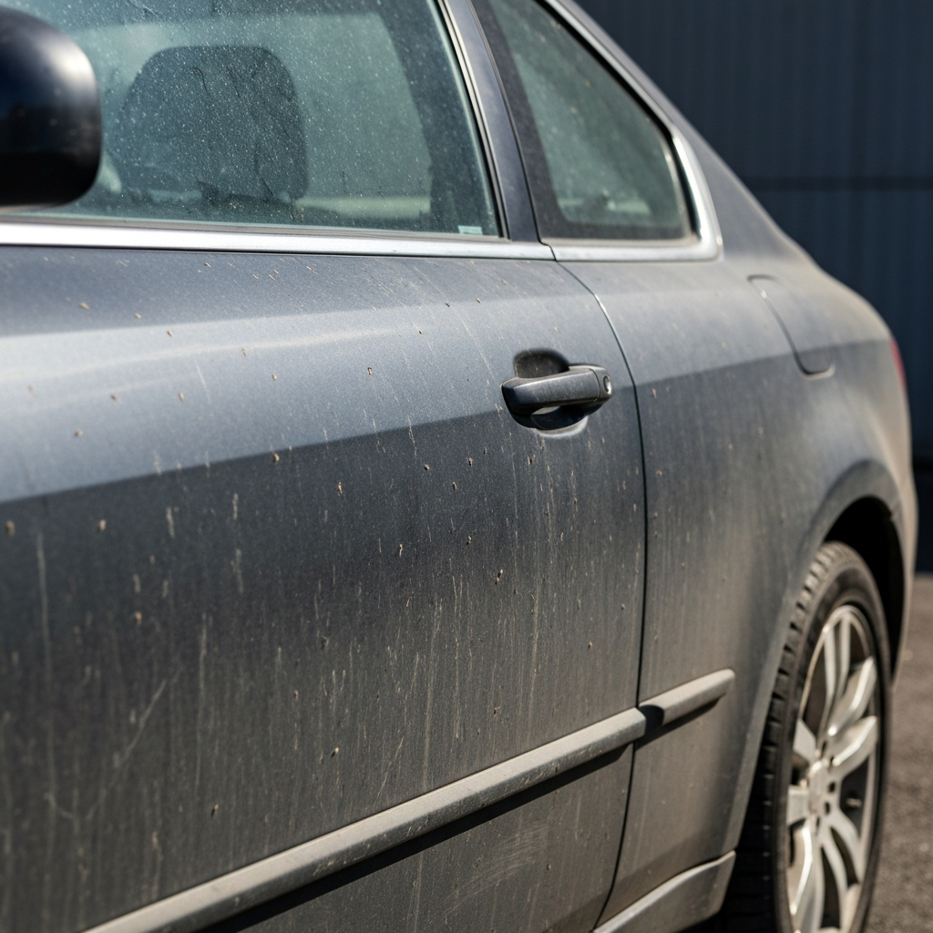 Before detailing — dirty vehicle