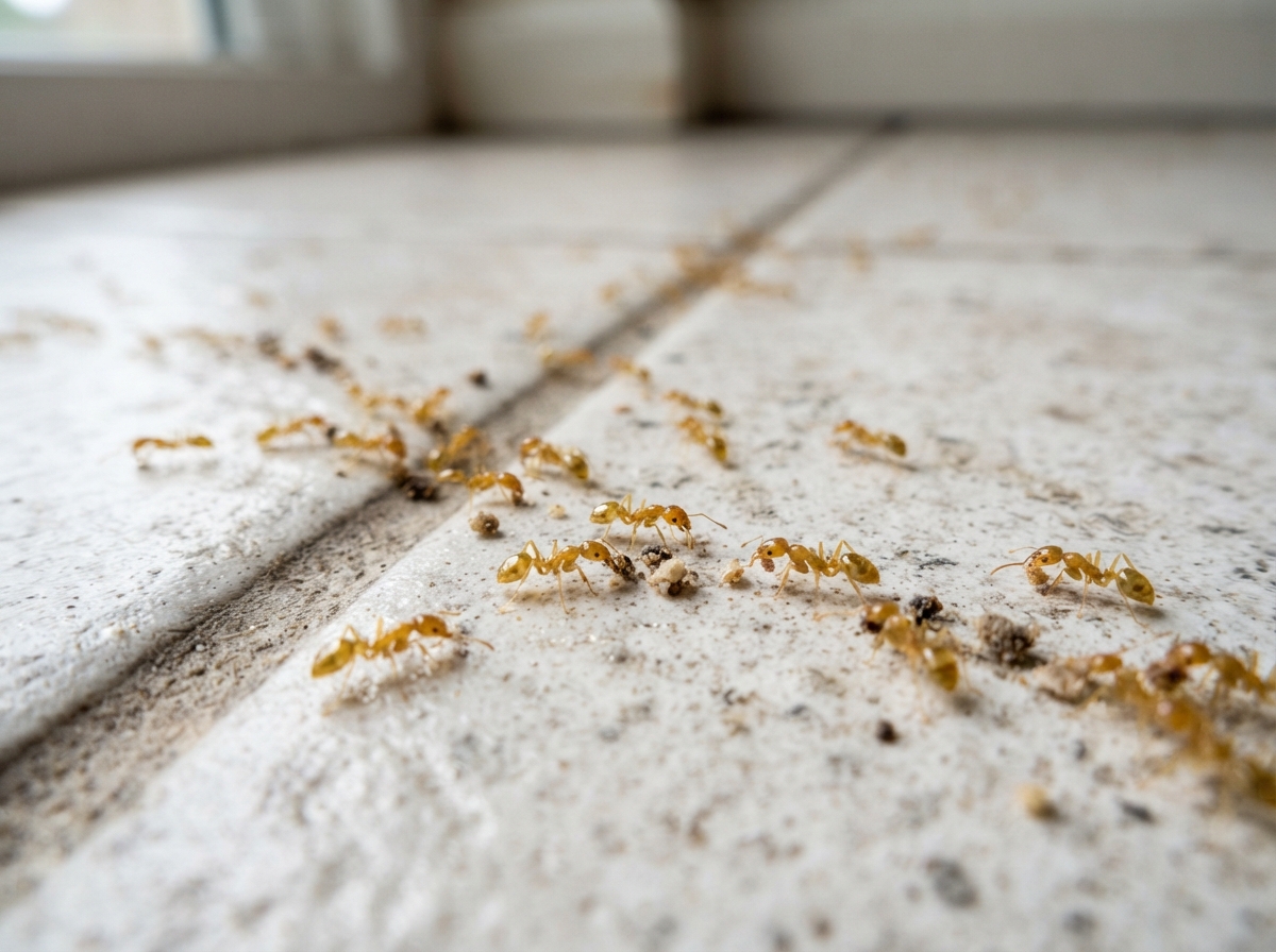 Pharaoh ants indoors