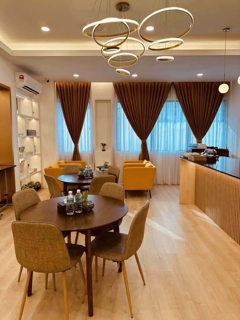 Om Space Therapy Centre interior in Petaling Jaya, Selangor