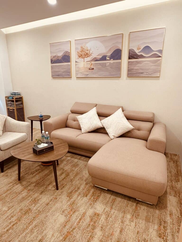 Om Space Therapy Centre counselling room in Petaling Jaya, Selangor