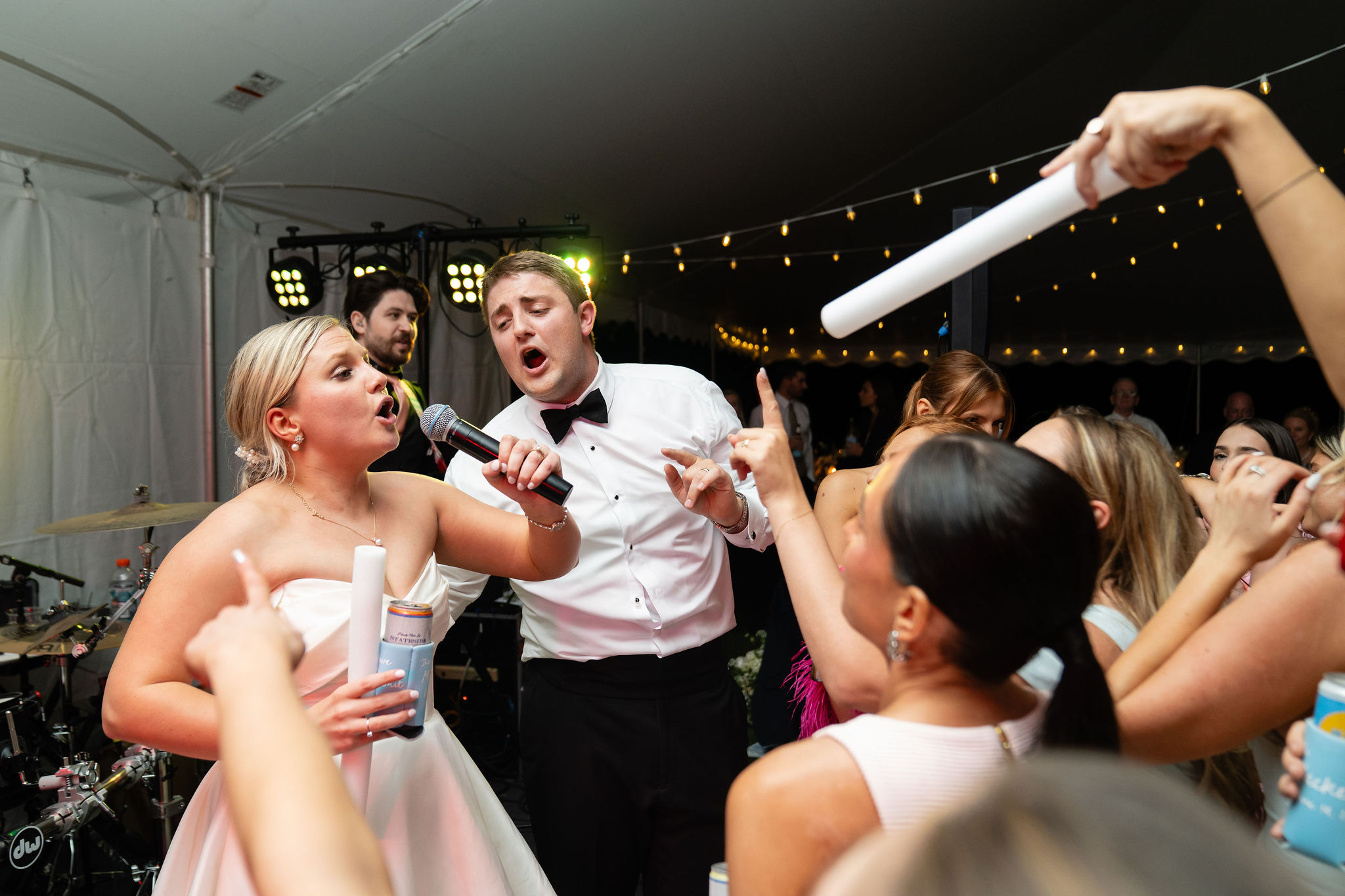 Band and Crowd Performing