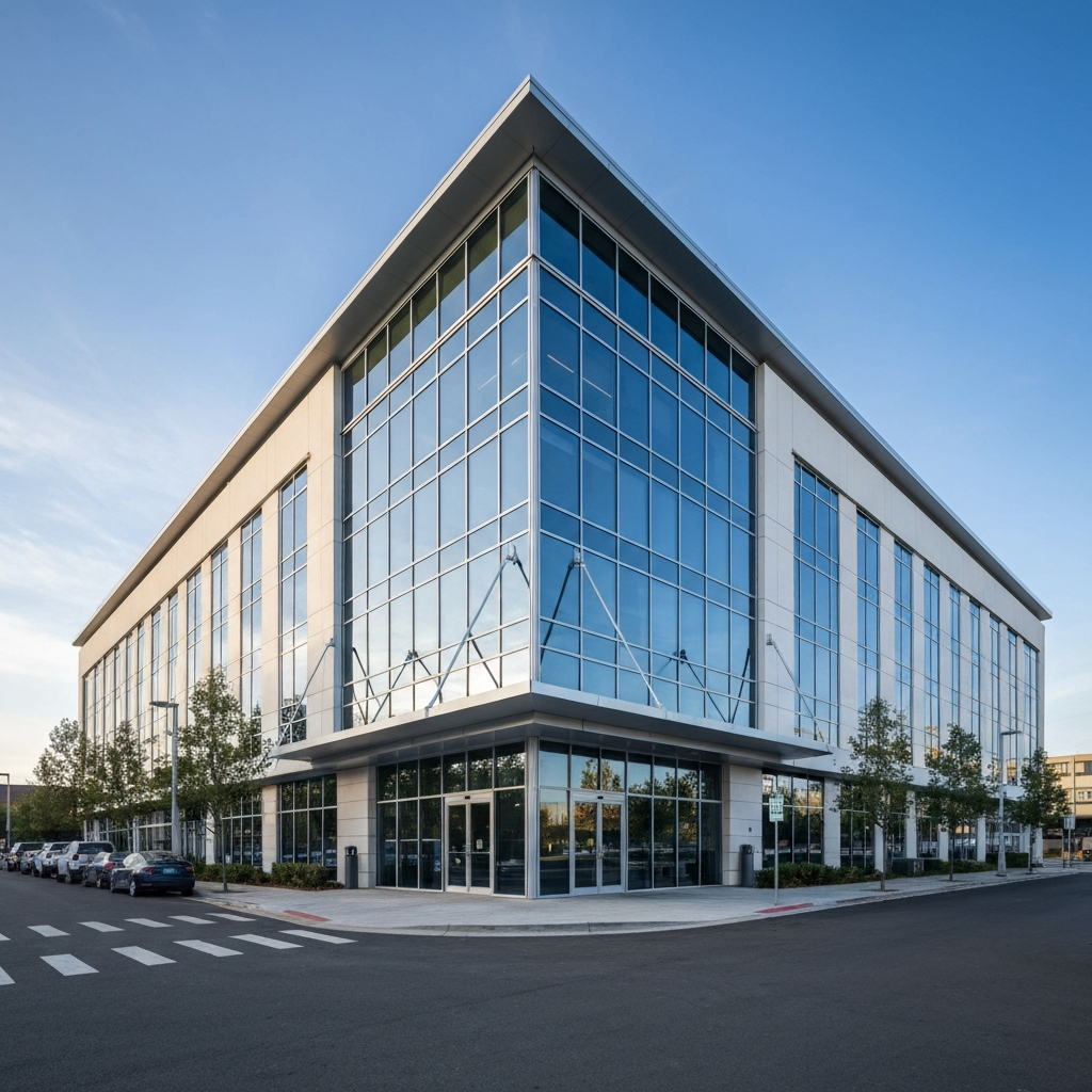 Modern commercial office building