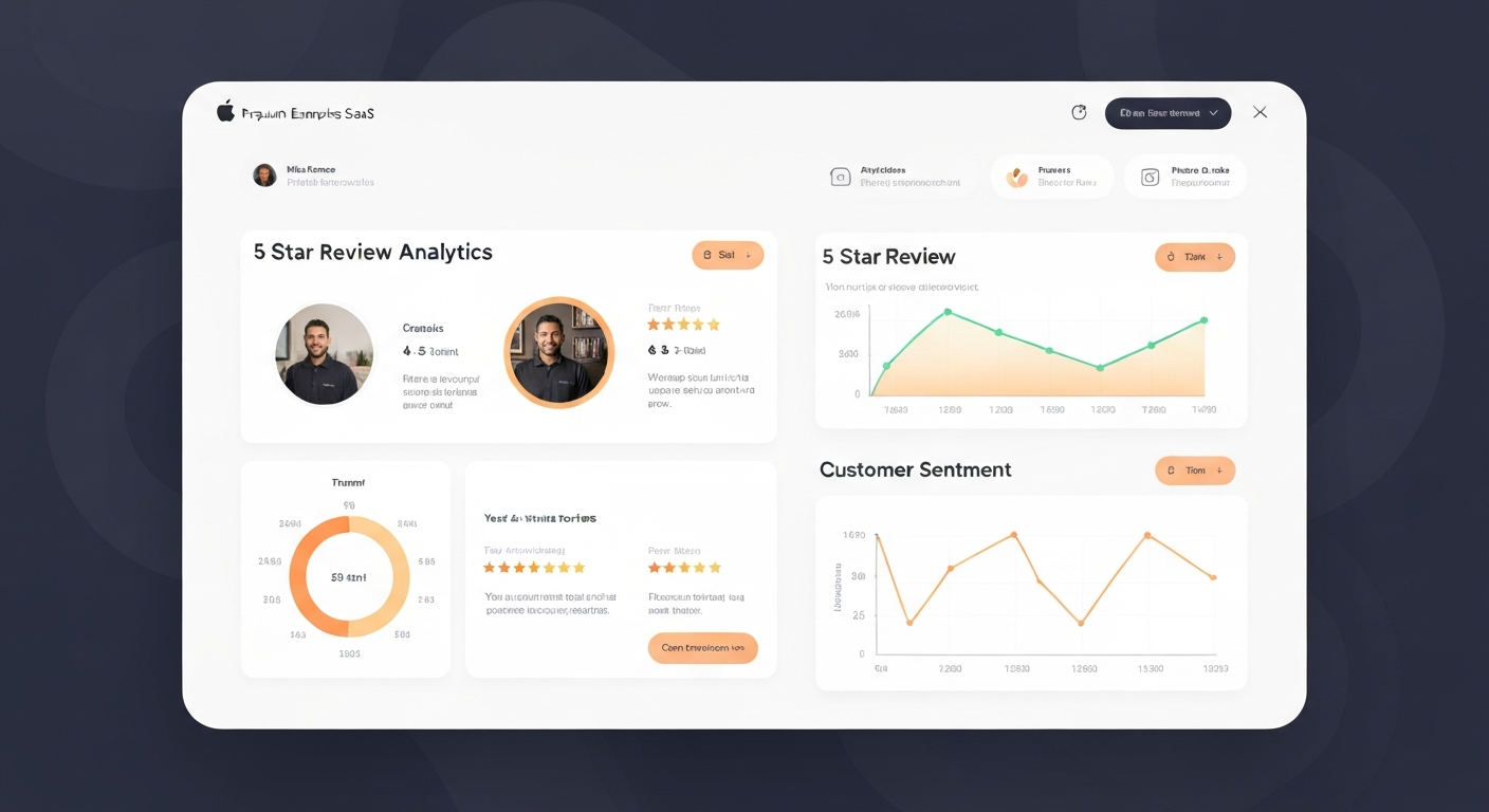 Reputation and Business Listing Management Dashboard Preview Reputation and Business Listing Management - Ideazic Solutions Feature
