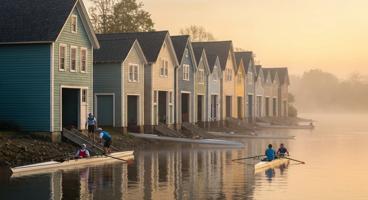 Boathouse Row Schuylkill River Philadelphia Fairmount