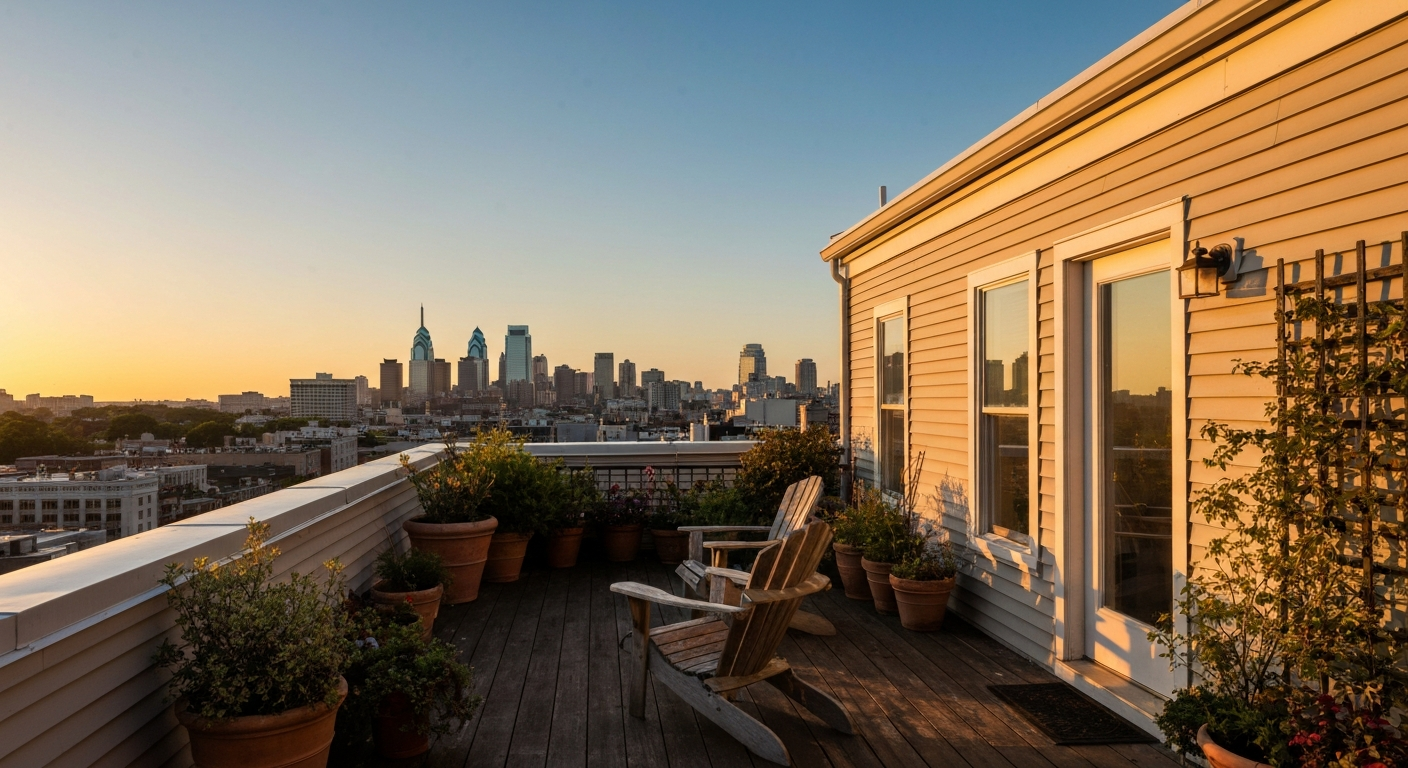 Rooftop deck investment value Fishtown Philadelphia real estate