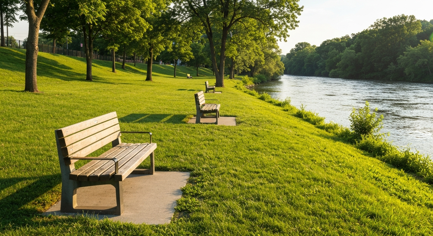 River Walk Park Conshohocken PA Schuylkill