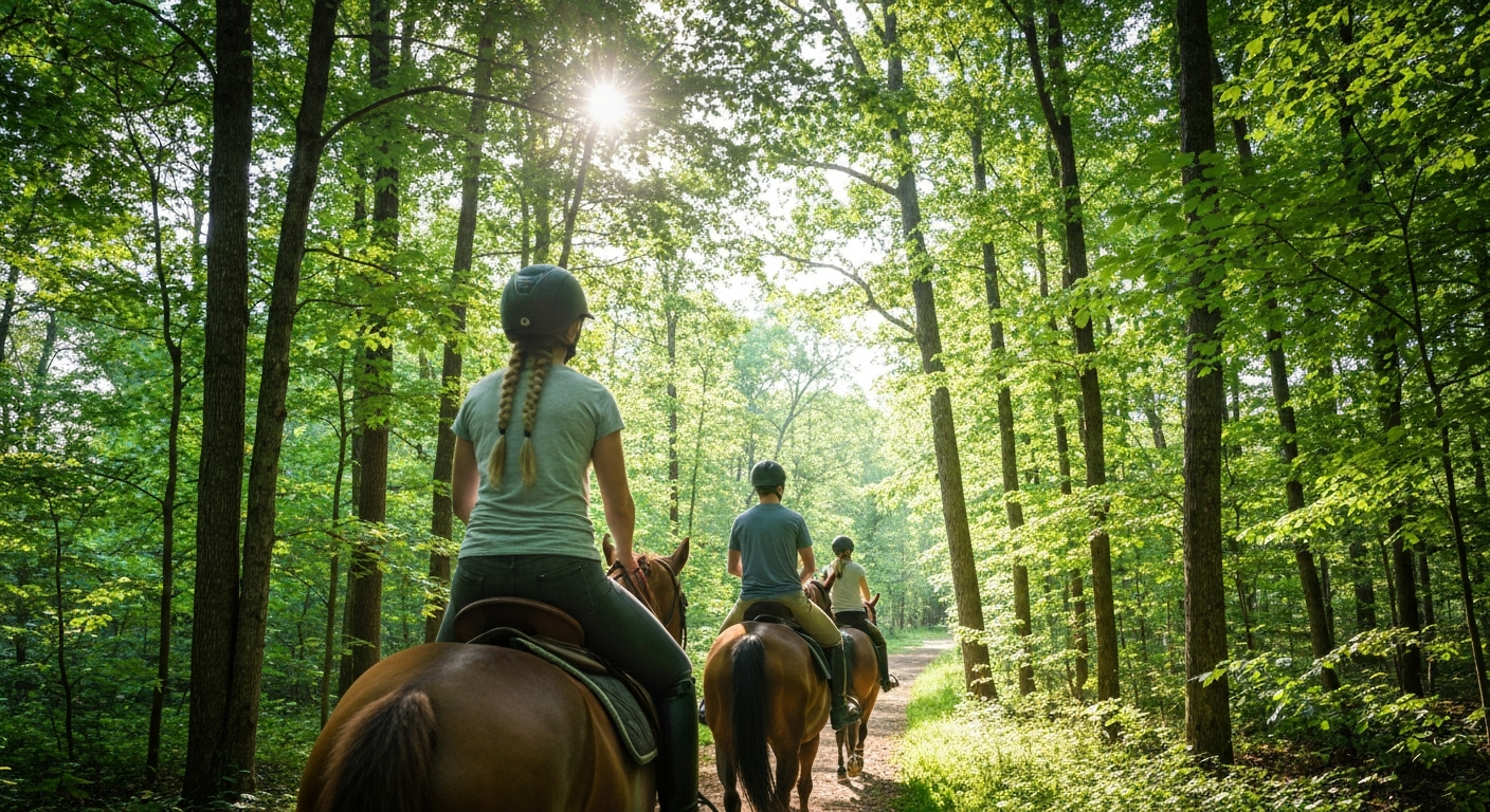 Equestrian trails near Newtown Square PA