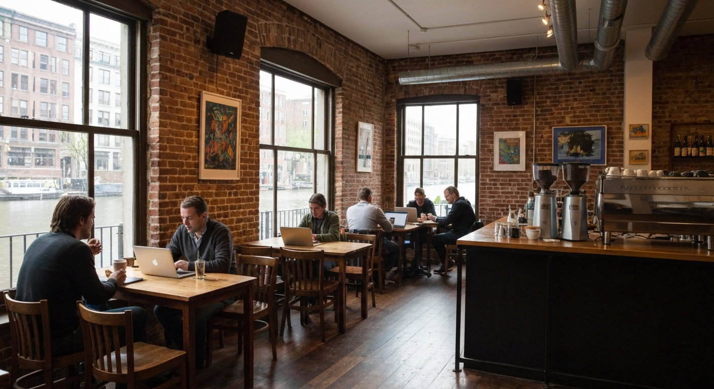 Coffee shops cafes Manayunk Philadelphia canal views