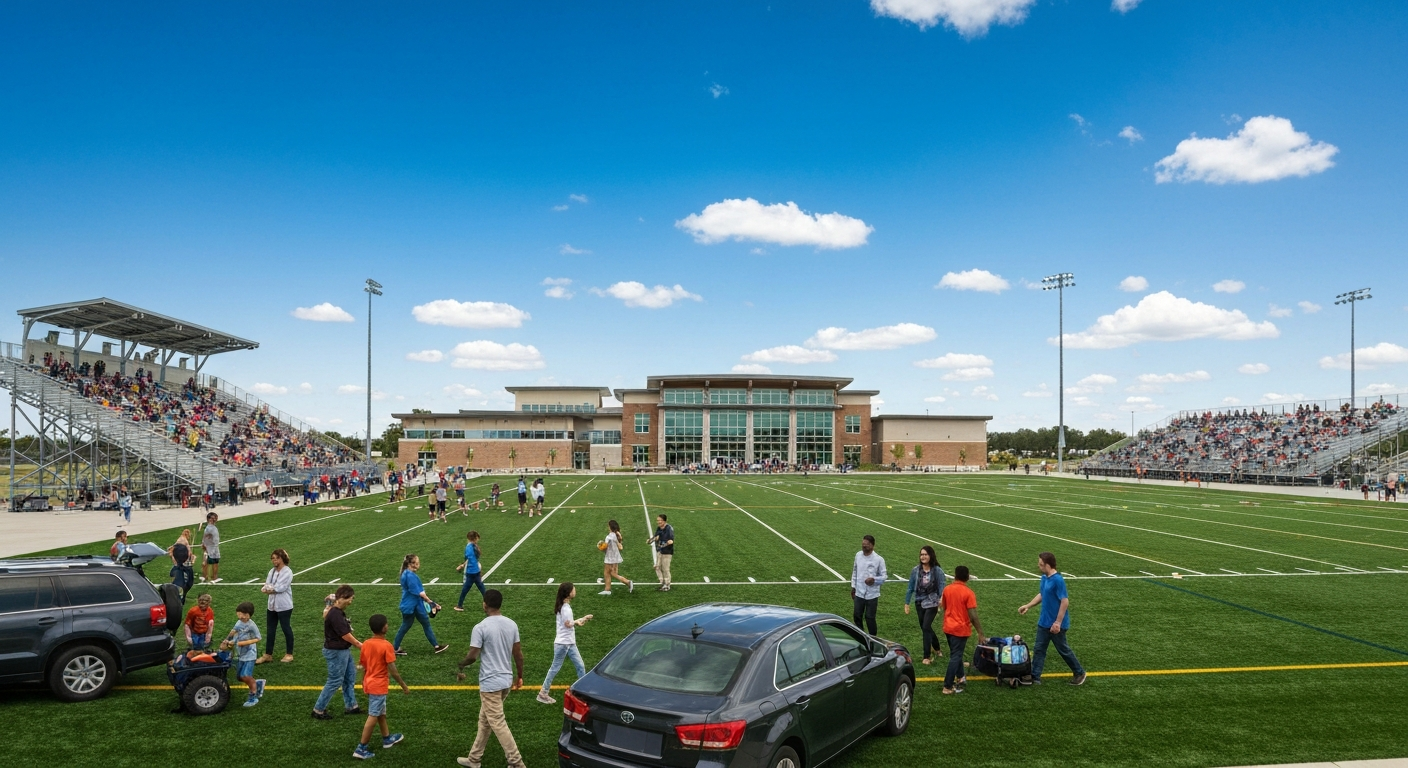 Warminster Community Park athletic fields Bucks County