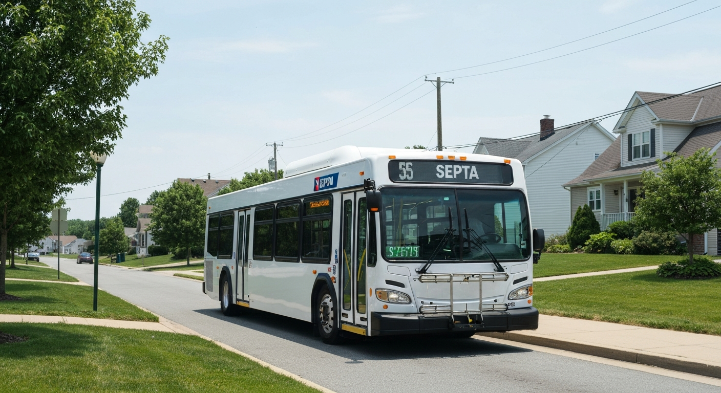SEPTA bus service Broomall PA