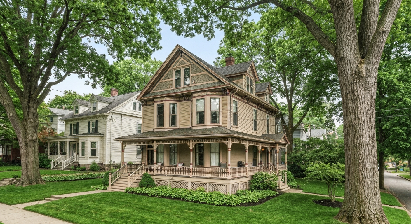Victorian homes Swarthmore PA Delaware County