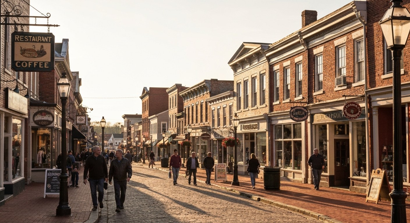 State Street Newtown PA historic downtown