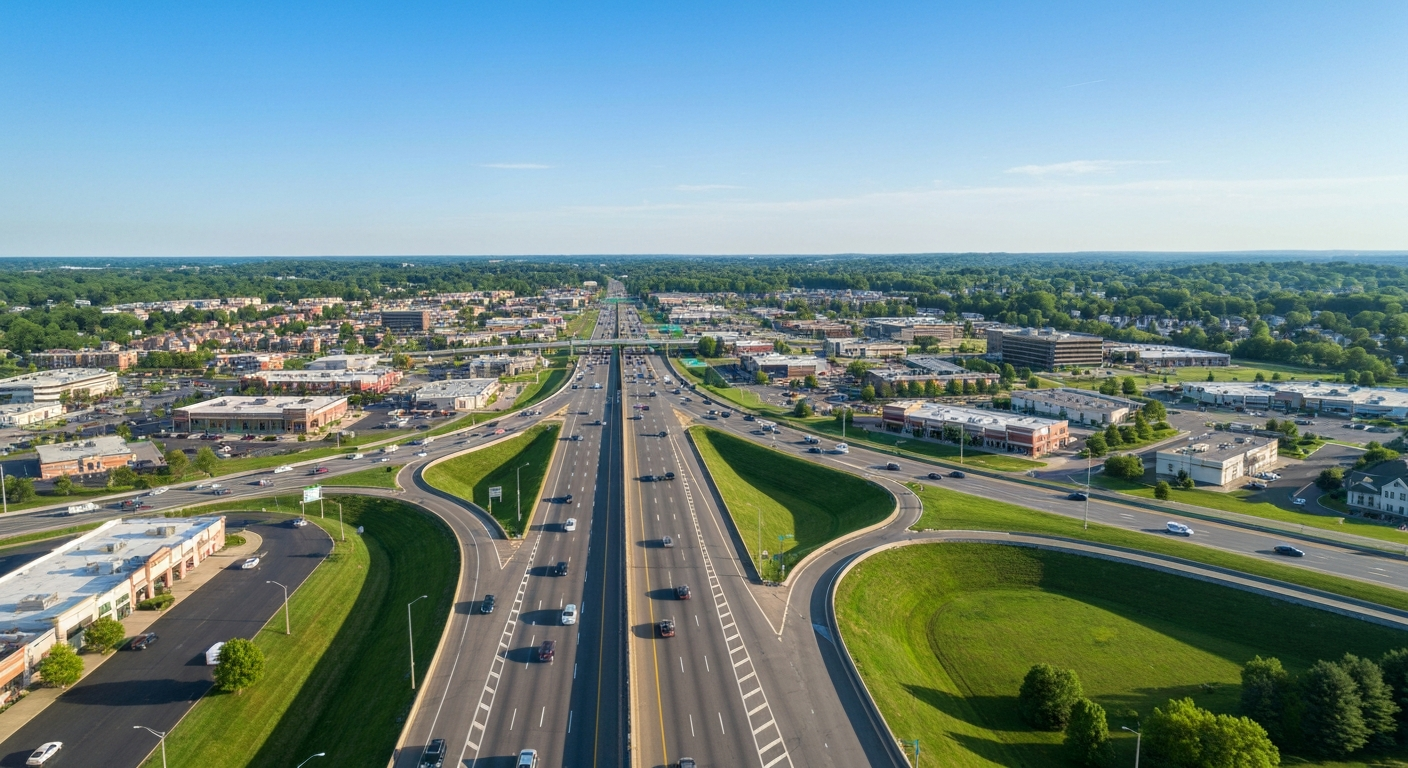 Route 1 I-295 highway access Langhorne PA