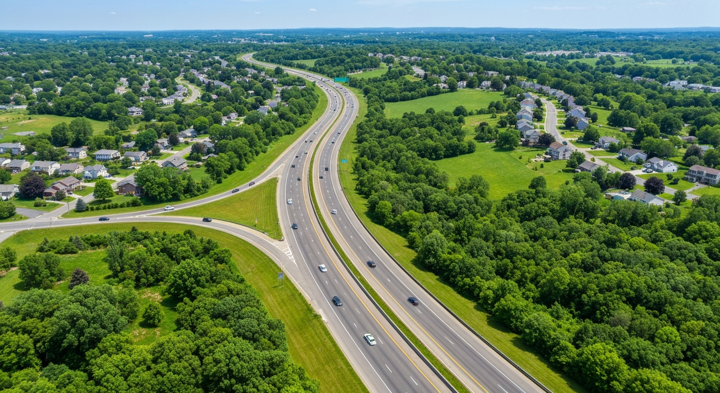 PA Turnpike access near Jamison Warwick Township Bucks County