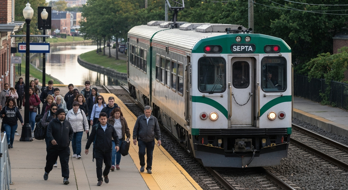 SEPTA Manayunk station Norristown Regional Rail Philadelphia