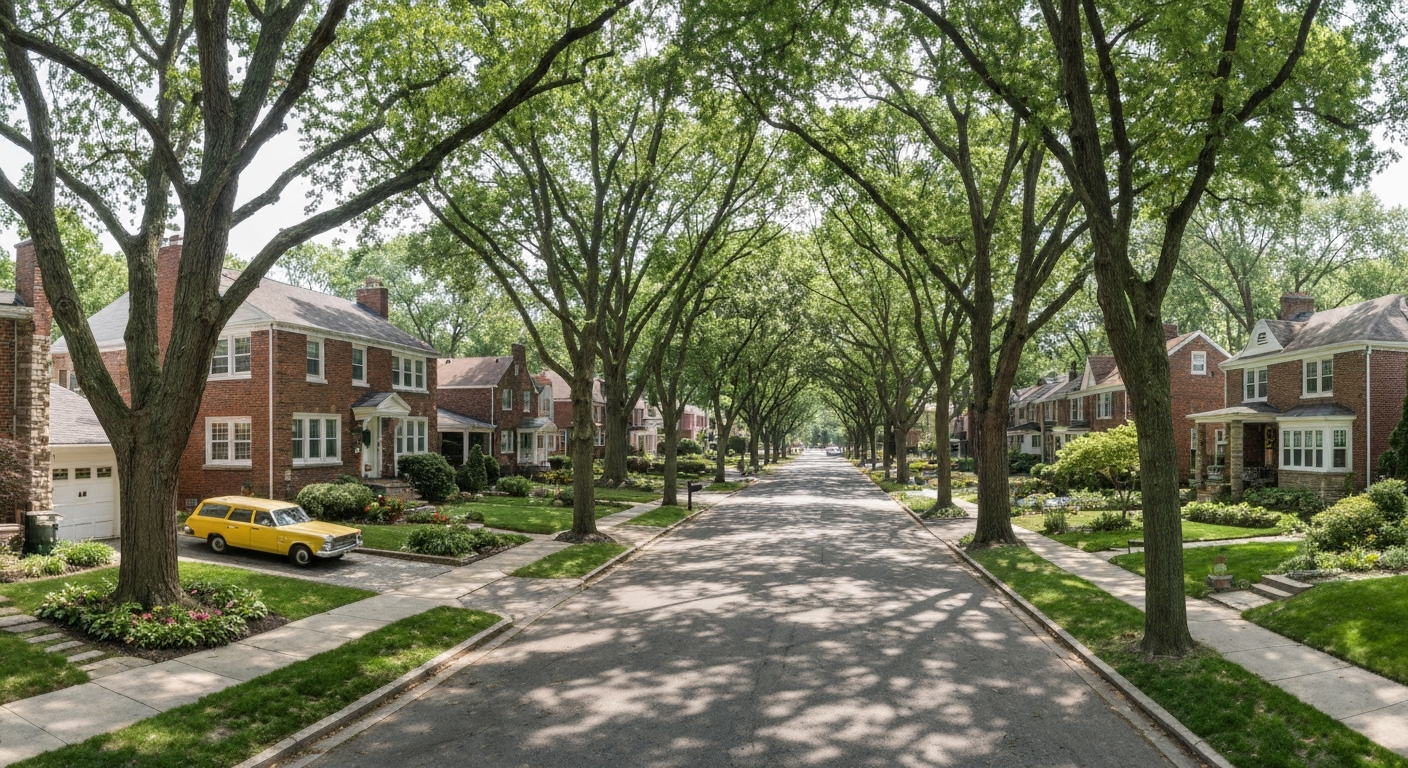 Drexel Hill PA neighborhood homes