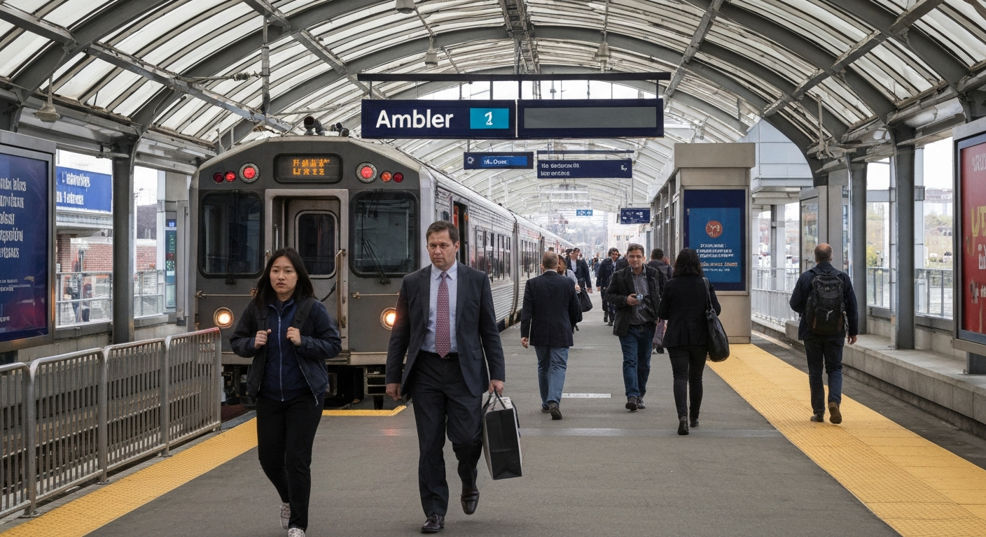 SEPTA Ambler station Regional Rail