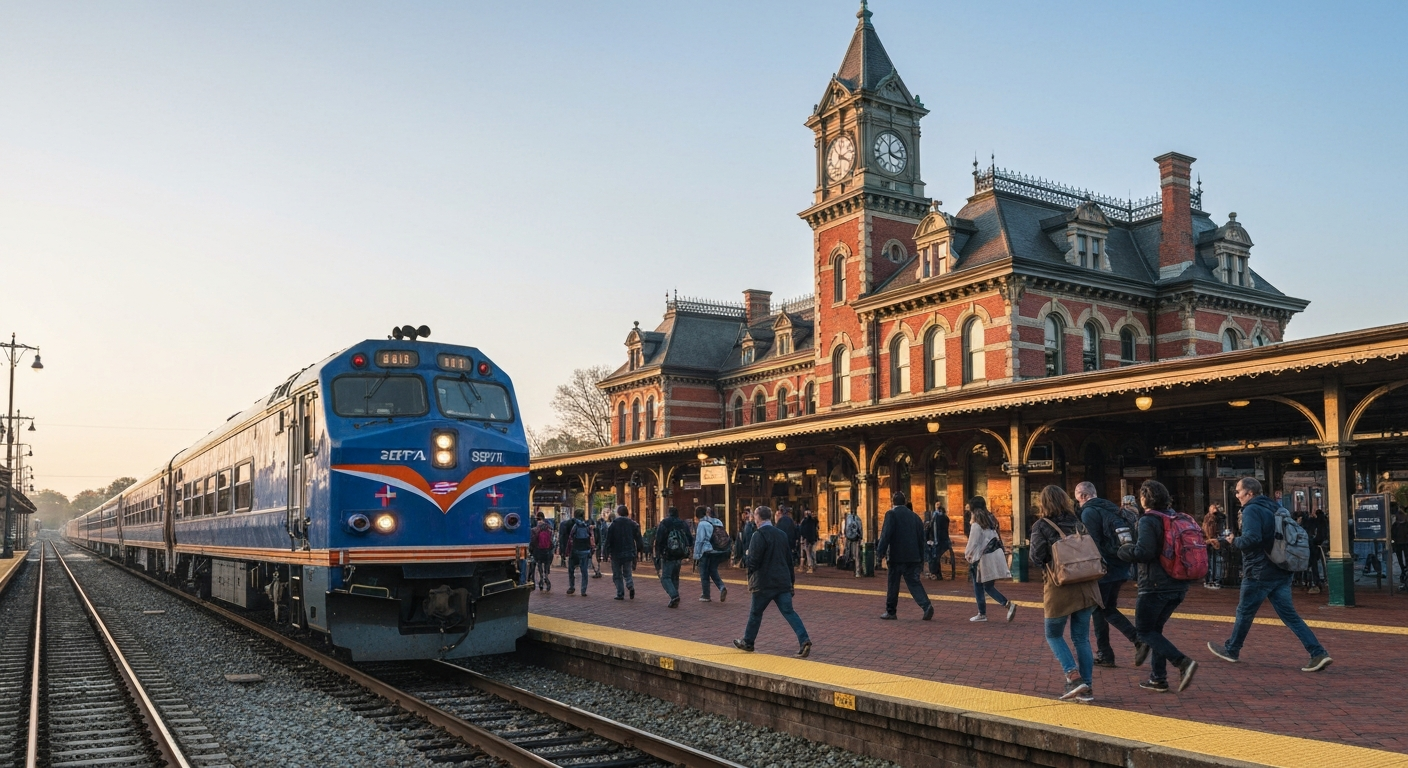 SEPTA Wayne station Paoli Thorndale Line Main Line PA