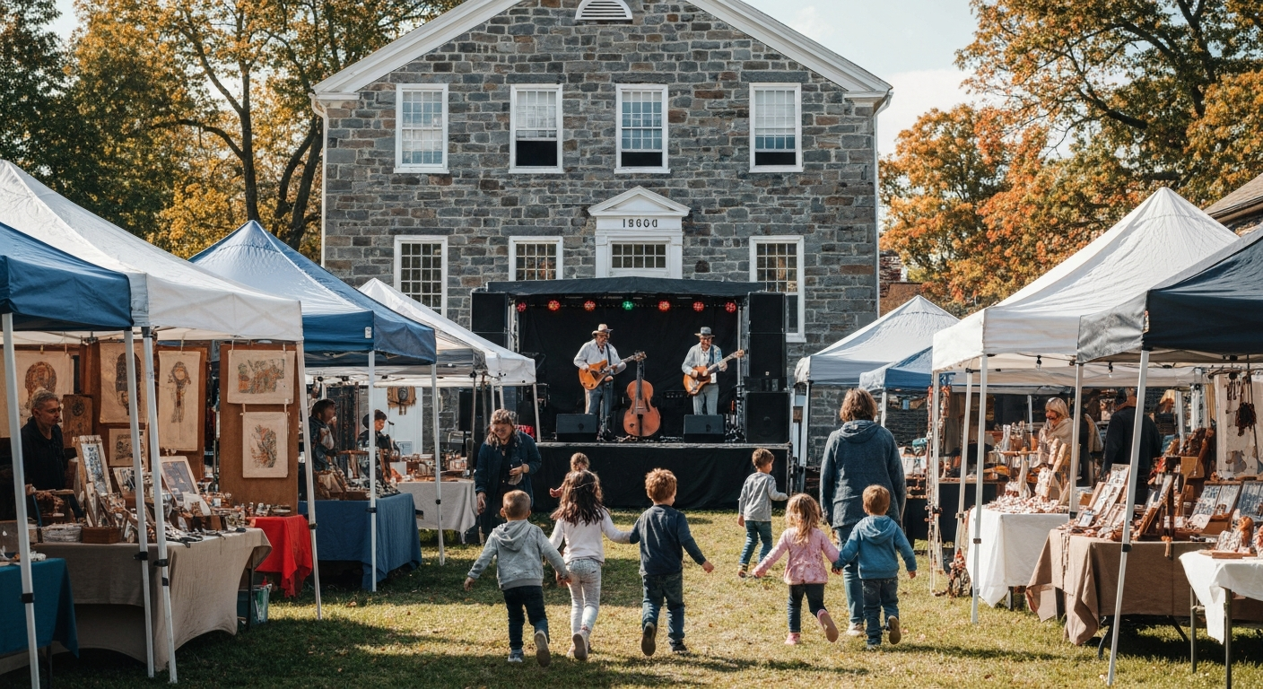 Bucks County arts festivals events near Jamison PA