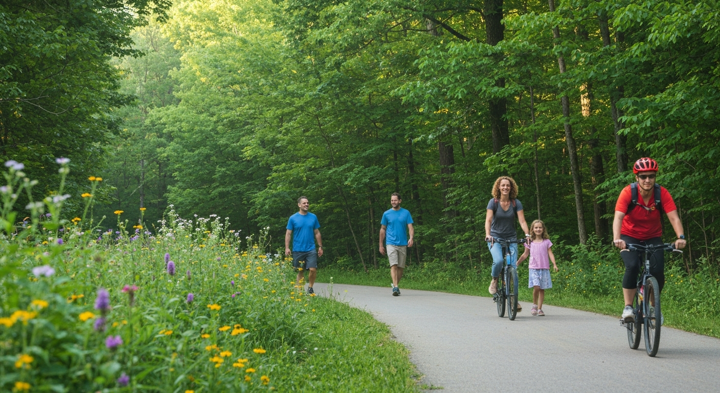 Trails nature preserves Warwick Township Bucks County PA