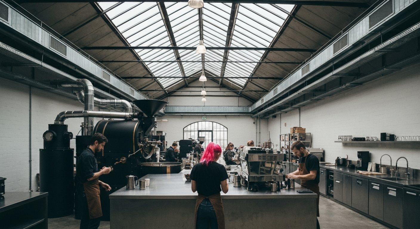 La Colombe coffee roastery Fishtown Philadelphia